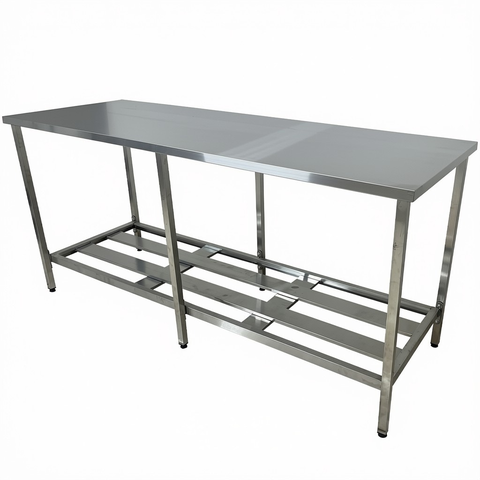 Mesa Aço Inox Profissional 190x70x90 cm Nortinox