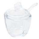 Ver imagem 3 de Kit 4 Xicaras P/ Café 80ml/ 4 Pratos Cristal e Manteigueira Butterfly