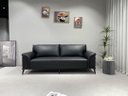 Ver imagem 3 de Sc-2308 Conjunto Internacional Sofá 2,20m+2 Poltronas Preto Material Ecológico Sala Tv Luxo Conforto