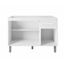 Ver imagem 4 de Balcão 120cm Anita 03 Portas e 01 Gaveta com Pia e Cuba Ghelplus Branco Moblis