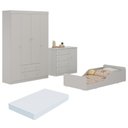 Ver imagem 2 de Quarto Infantil Completo com Minicama Montessoriana e Colchão Incluso Encanto Multimóveis MP4890
