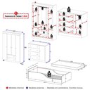 Ver imagem 4 de Quarto Infantil Completo com Minicama Montessoriana e Colchão Incluso Encanto Multimóveis MP4890