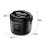 Panela Arroz Elétrica Erc10 2 Litros Electrolux Preto 110v - 3