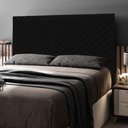 Ver imagem 4 de Cabeceira Cama Box Casal Queen Size Viena 160Cm Preto