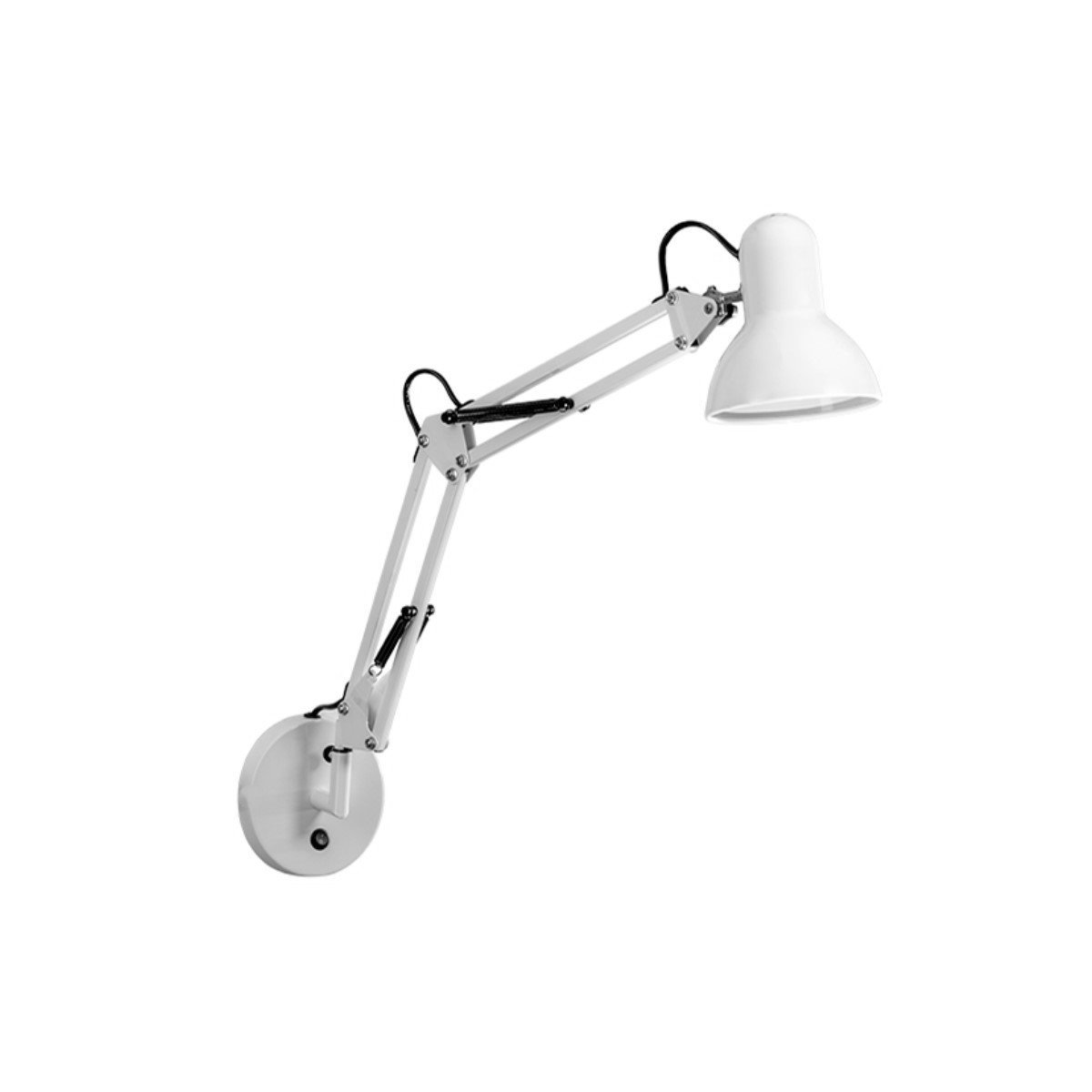 Luminária de Parede Pixar Arandela Articulável C/ Interruptor G20 Branco - 1