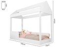 Ver imagem 3 de Cama Montessoriana Infantil Infantil Montessoriana Crystal com Voal Rosa