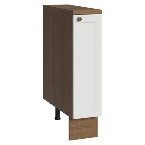 Balcão Porta-temperos 20 Cm 1 Porta Rustic/branco Vik Madesa