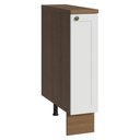 Ver imagem 1 de Balcão Porta-temperos 20 Cm 1 Porta Rustic/branco Vik Madesa