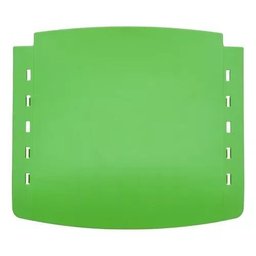 Assento Encosto Plastico Preto Cadeira Fixa - 2