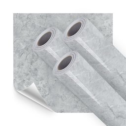 Kit 6 Metros de Papel de Parede Lavavel Marmore Azul Lagoa - 1