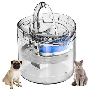 Bebedouro Fonte de Agua Cao Gato Cachorro Pet Reservatorio 2 Litros Animal de Estimaçao Usb Nivel de