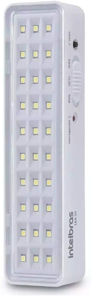 Luminária de Emergência Autônoma Lea 30 Branco Intelbras