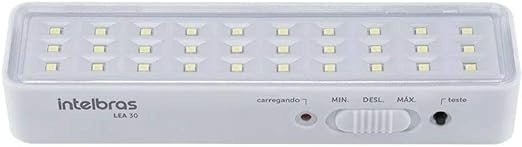 Luminária de Emergência Autônoma Lea 30 Branco Intelbras - 5