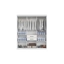 Ver imagem 3 de Guarda Roupa 7 Portas 02 Gavetas Casal ou Solteiro Espaçoso Compacto - Branco