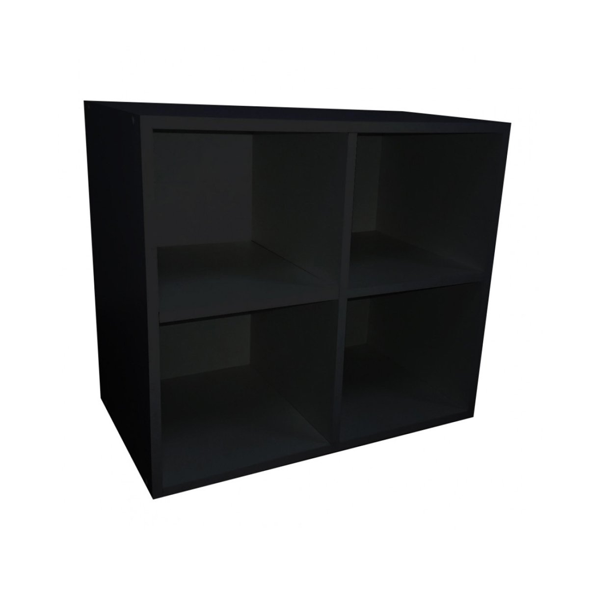 Biblioteca Cubo Aéreo em Mdf:preto - 1