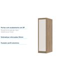 Ver imagem 5 de Armário Aéreo 20 Cm 1 Porta de Abrir 1 Prateleira Mel Luciane Móveis