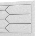 Ver imagem 6 de Cabeceira Cama Box Queen 160cm Estofada Nora P05 Linho Cinza Claro - Lyam Decor