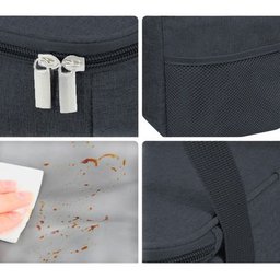 Bolsa Térmica Marmita Lancheira com Alça - Preto - 6