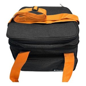 Bolsa Térmica Marmita Lancheira com Alça - Preto