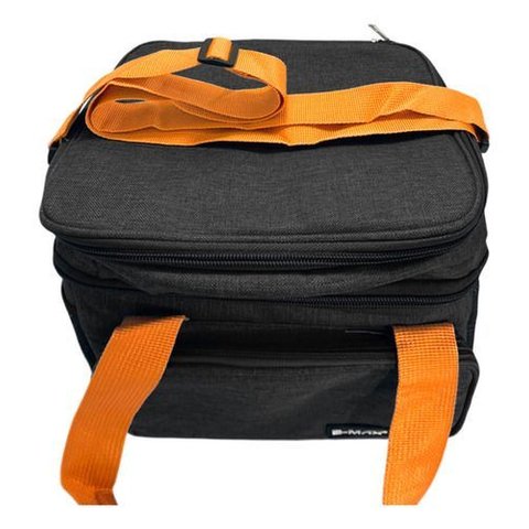 Bolsa Térmica Marmita Lancheira com Alça - Preto