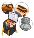 Ver imagem 4 de Bolsa Térmica Marmita Lancheira com Alça - Preto