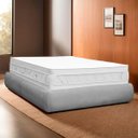 Ver imagem 2 de Base Cama Box Orgânica Moscou 160cm Queen Size Bouclê - Sofa Store:bouclê Cinza Claro