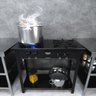 Fogão Industrial 2 Bocas Preto com Tripla Chama e Pés Removíveis Dako Couraçado - 4