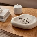 Ver imagem 2 de Centro de Mesa em Cerâmica Offwhite