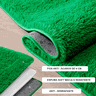 Tapete Saturs Shaggy Pelo Alto Verde  - 50 x 100 cm Tapete para Sala e Quarto - 3