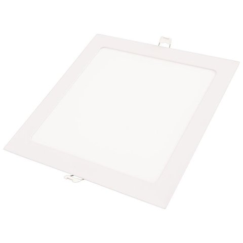 Plafon Led Tramontina Quadrado de Embutir Slim 18 W Bivolt 6500 K Luz Branca