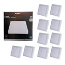 Ver imagem 1 de Kit 10 Painel de Led Avant Sobrepor Alumínio Quadrado 22x22cm 18W Bivolt 6500 K - Branco Frio