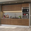 Ver imagem 2 de Armário de Cozinha Completa 310cm Branco/Rustic Stella Madesa 01