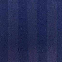 Toalha de Mesa Redonda em Jacquard Listrado Azul Marinho - 2,80m - 1