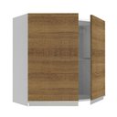 Ver imagem 6 de Armário de Cozinha Aéreo 70 cm 2 Portas Branco/Rustic Glamy Madesa