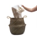 Ver imagem 4 de Cesto de seagrass marrom 37cm com alças - Oikos