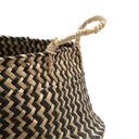 Ver imagem 3 de Cesto de seagrass marrom 37cm com alças - Oikos