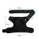 Ver imagem 2 de Ombreira Ortopedica Compressao Ajustavel Protetor Ombro Almofadada Fisioterapia Tensao Muscular Aliv