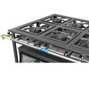 Ver imagem 2 de Fogão Industrial 6 Bocas Simples Alta Pressão Mr Fogões com Forno P7 Tradicional