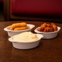 Ver imagem 3 de Jogo 6 Saladeiras Travessas para Servir Plástico Oval 550ml Branco Coza Uno Cozinha Porções