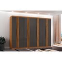 Ver imagem 1 de Guarda Roupa Casal Dunas com 8 Portas e 4 Gavetas Moderna
