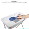 Banheira de Bebê Banho Suporte Dobrável Redutor Assento Recém Nascido Criança até 20kg Saboneteira T - 5