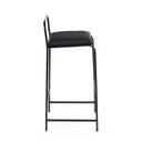 Ver imagem 5 de Banqueta Alta Aço Preta para Cozinha Bar e Gourmet Kit 2
