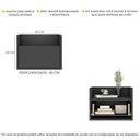 Ver imagem 3 de Mesa de Cabeceira 40 cm Suspensa Multimóveis MP4040 Preta