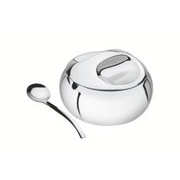 Açucareiro Aço Inox com Tampa e Colher Tramontina - 1