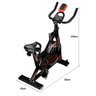Bicicleta Ergométrica Deend 1018 Spinning Preto e Vermelho - 4