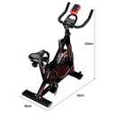 Ver imagem 4 de Bicicleta Ergométrica Deend 1018 Spinning Preto e Vermelho