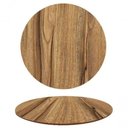 Ver imagem 1 de Tampo em Mdf Oval 198x122 Cm - Nogueira Cor Marrom