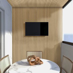 Painel Ripado Madeira PVC 2,9m X 16cm Open Star - 3