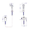 Ver imagem 4 de Ducha Higiênica Docol Kaila 90008863006 com Registro e Derivação Cromada