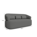 Ver imagem 3 de Conjunto Poltrona e Sofá Living Orgânico Duomo 1,80m Veludo Just Time